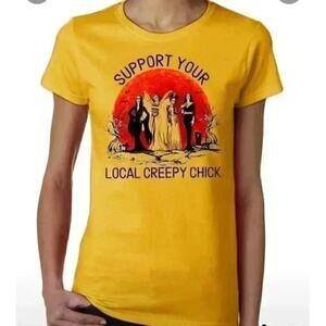 Support Your Local Creepy Chick T-shirts Horror New Sz M